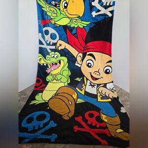 Disney Store Jake and the Neverland Pirates Parrot Beach Towel Pool Bath